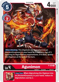 Agunimon 「P-029」「EN」