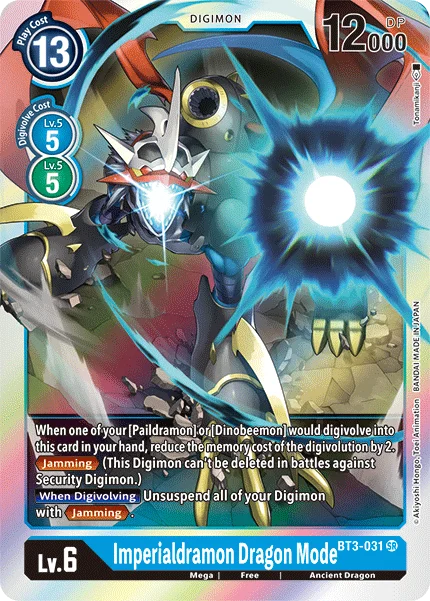 Imperialdramon Dragon Mode 「BT3-031」「EN」