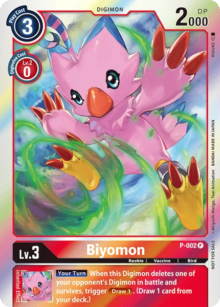 Biyomon 「P-002」「EN」