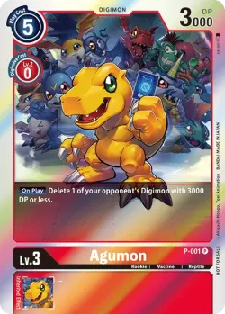 Agumon 「P-001」「EN」