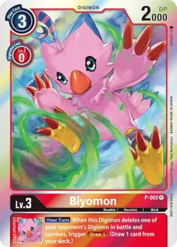 Biyomon 「P-002」「EN」