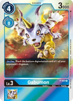 Gabumon 「P-003」「EN」