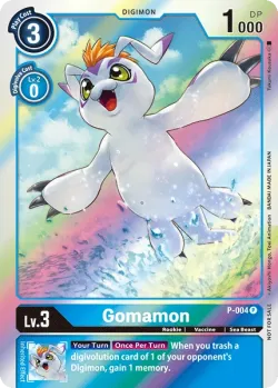 Gomamon 「P-004」「EN」