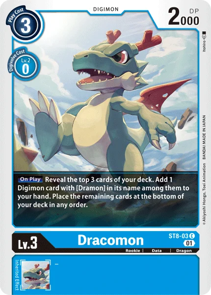Dracomon 「ST8-03」「EN」