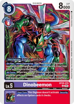 Dinobeemon 「BT20-074」「EN」