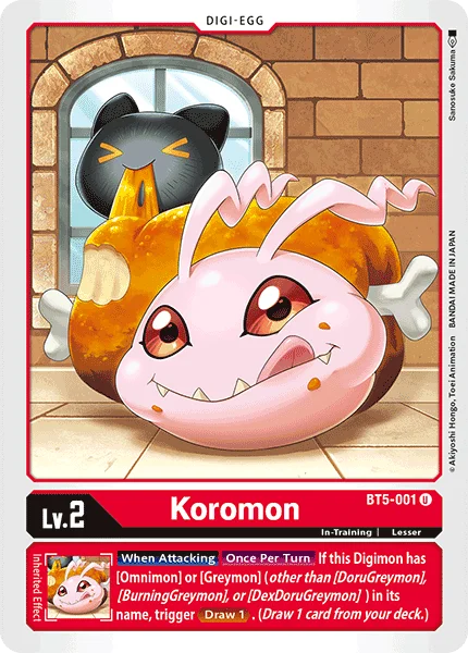 Koromon 「BT5-001」「EN」