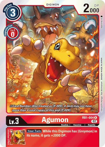 Agumon 「RB1-004」「EN」