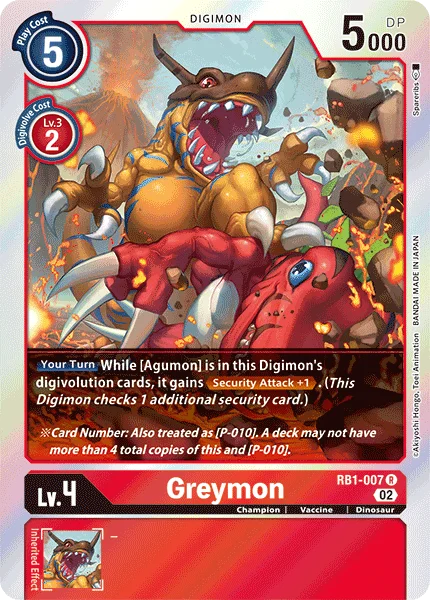 Greymon 「RB1-007」「EN」