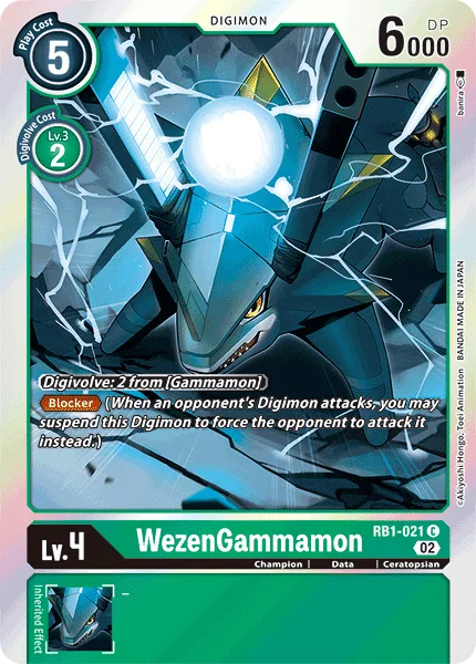 WezenGammamon 「RB1-021」「EN」