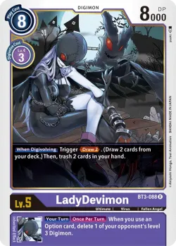 LadyDevimon 「BT3-088」「EN」
