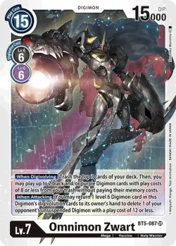 Omnimon Zwart 「BT5-087」「EN」