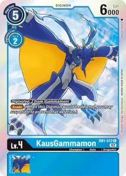 KausGammamon — RB-01: Resurgence Booster #RB1-012 · Digimon