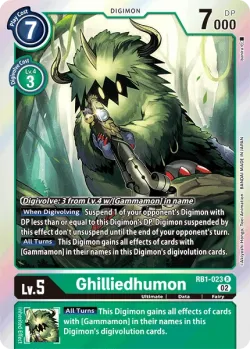 Ghilliedhumon — RB-01: Resurgence Booster #RB1-023 · Digimon