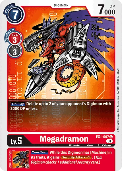 Megadramon 「EX1-007」「EN」