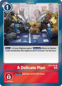 A Delicate Plan 「BT3-097」「EN」