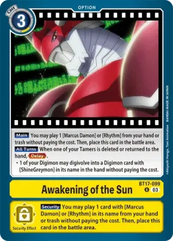 Awakening of the Sun 「BT17-099」「EN」