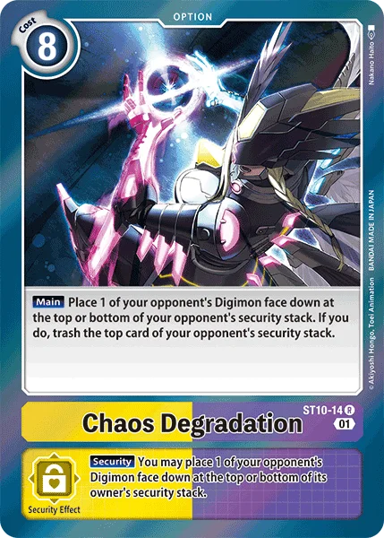 Chaos Degradation 「ST10-14」「EN」