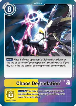Chaos Degradation 「ST10-14」「EN」