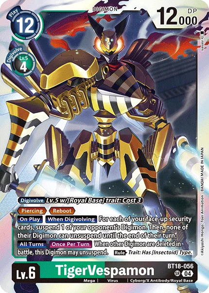 TigerVespamon 「BT18-056」「EN」