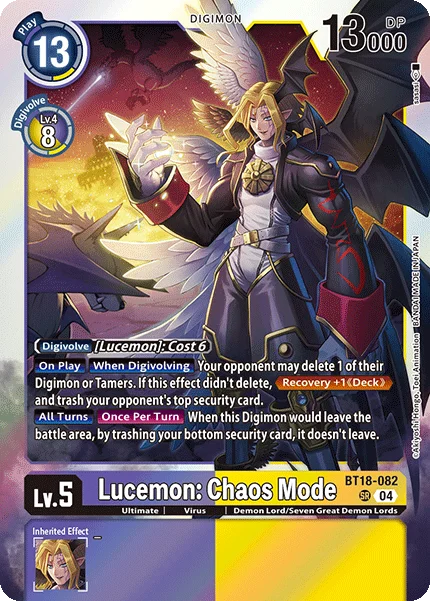 Lucemon: Chaos Mode 「BT18-082」「EN」