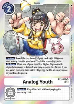 Analog Youth 「EX1-066」「EN」