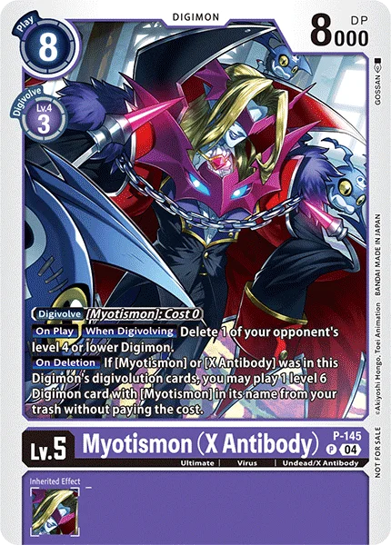 Myotismon (X Antibody) 「P-145」「EN」