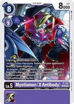 Myotismon (X Antibody) 「P-145」「EN」