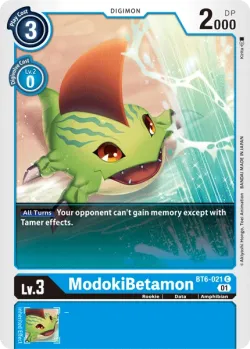 ModokiBetamon — Special Promotion Pack 2023 Ver.1.0 #BT6-021 · Digimon