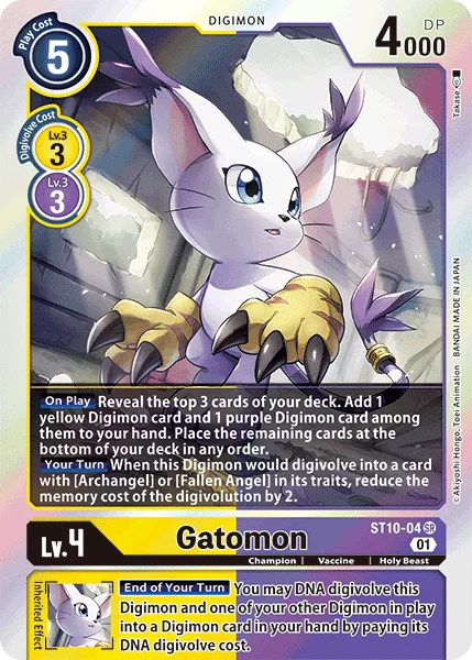 Gatomon 「ST10-04」「EN」