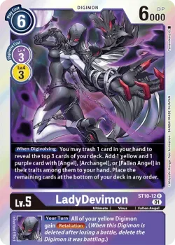 LadyDevimon 「ST10-12」「EN」
