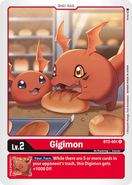 Gigimon 「BT2-001」「EN」