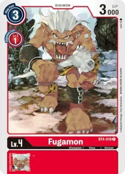 Fugamon — BT-04: Booster Great Legend #BT4-010 · Digimon