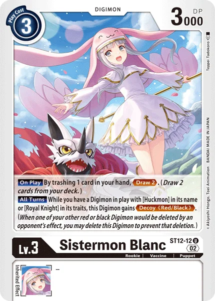 Sistermon Blanc 「ST12-12」「EN」