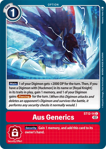 Aus Generics 「ST12-14」「EN」