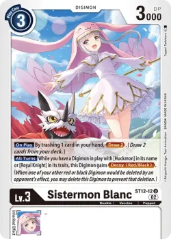 Sistermon Blanc 「ST12-12」「EN」