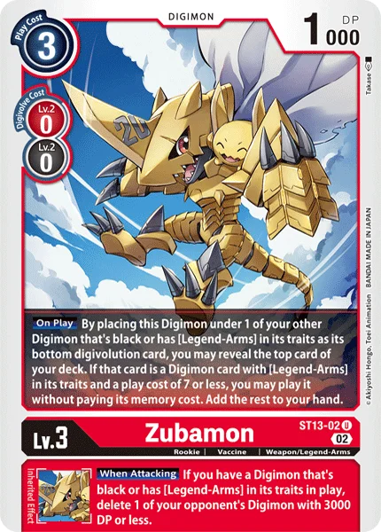 Zubamon 「ST13-02」「EN」