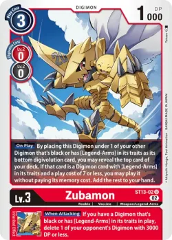 Zubamon 「ST13-02」「EN」