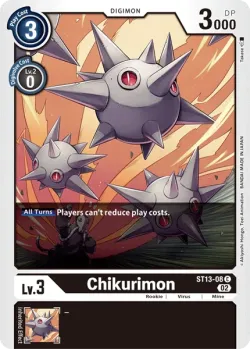 Chikurimon — ST-13: Starter Deck RagnaLoardmon #ST13-08 · Digimon