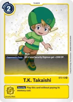 T.K. Takaishi — ST-13: Starter Deck RagnaLoardmon #ST3-12 · Digimon