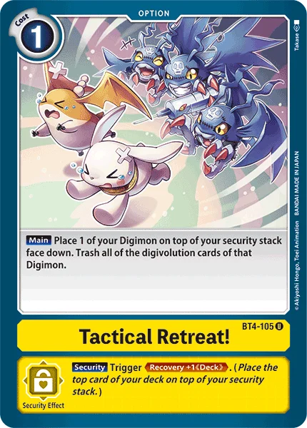 Tactical Retreat! 「BT4-105」「EN」