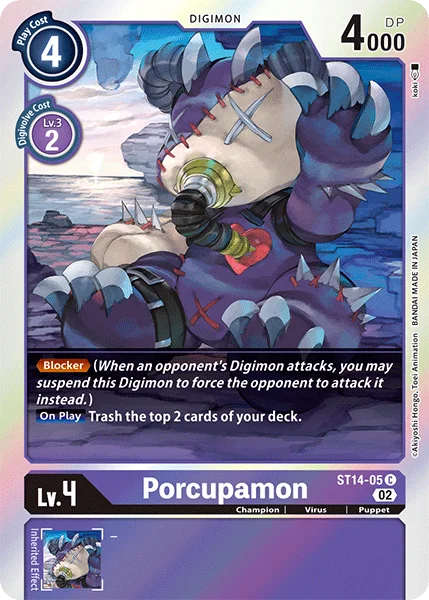 Porcupamon 「ST14-05」「EN」