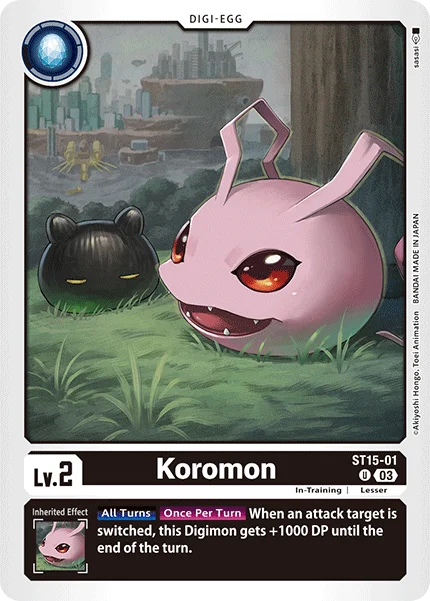 Koromon 「ST15-01」「EN」
