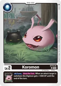 Koromon 「ST15-01」「EN」