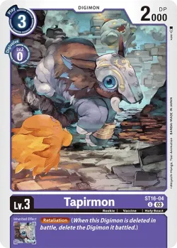 Tapirmon 「ST16-04」「EN」