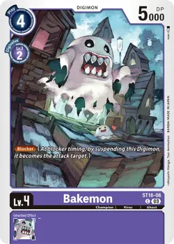 Bakemon 「ST16-06」「EN」