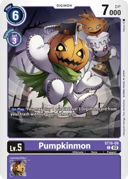 Pumpkinmon 「ST16-09」「EN」
