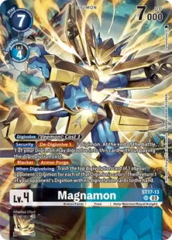 Magnamon — ST-17: Advanced Deck Set Double Typhoon #ST17-13 · Digimon