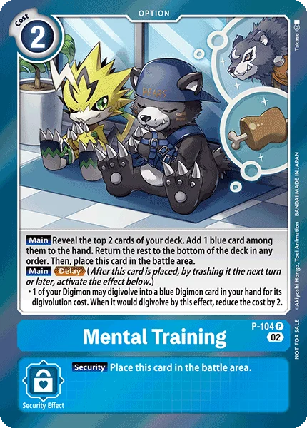 Mental Training 「P-104」「EN」