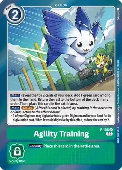 Agility Training 「P-106」「EN」