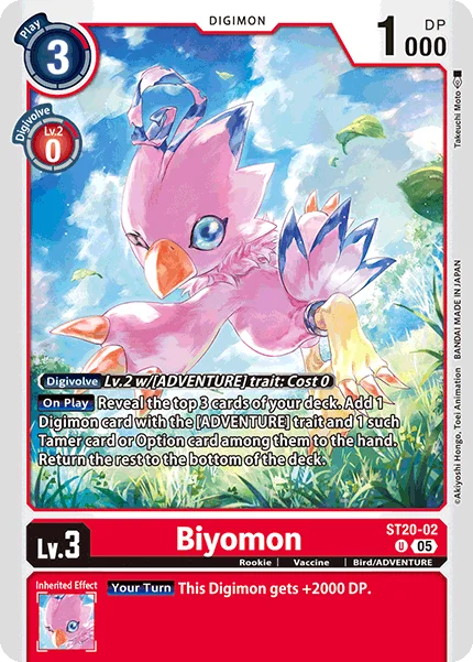 Biyomon 「ST20-02」「EN」